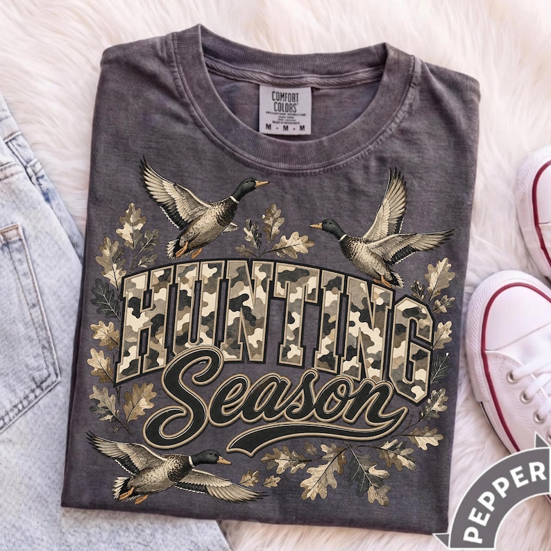 Hunting Season PNG Design on a Tote Bag