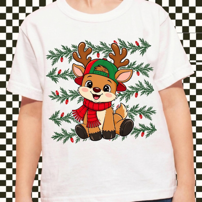 Reindeer Christmas Sublimation PNG for T-shirts