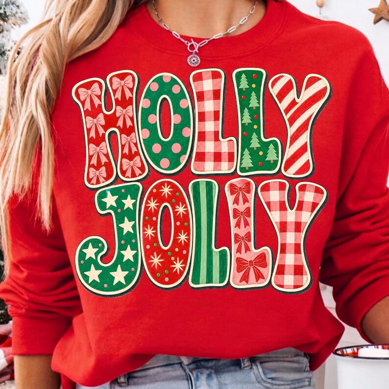 Retro Girly Christmas Sublimation Graphic Mockup