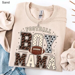 Fotbollspojkemamma PNG, sublimeringsdesign för fotbollsmamma, grafik för matchdagsportsmamma, digital nedladdning bild 7