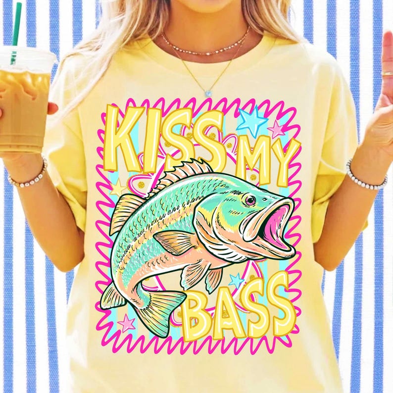 Custom Summer Fishing Apparel and Mug Design Mockup
