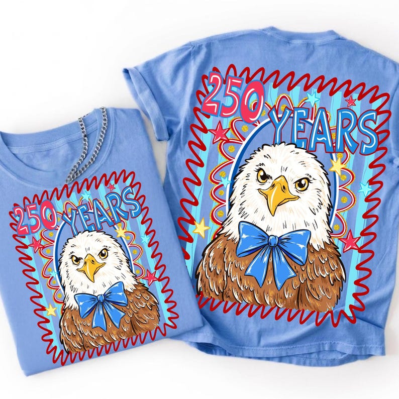 Preppy Americana 1776 Sublimation Letters and Numbers