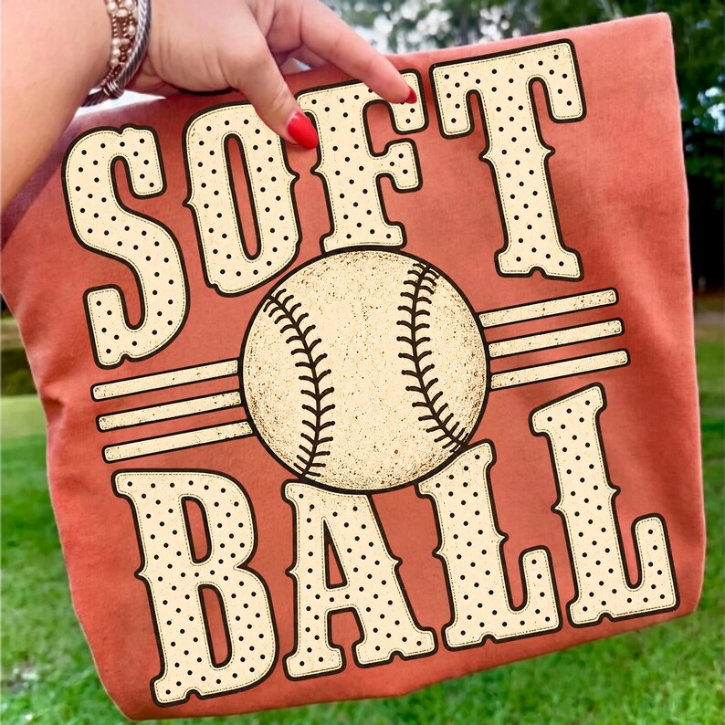 Distressed softball fan design on a white sublimation tumbler