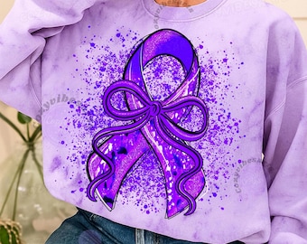 Purple Ribbon PNG-clipart – Lupus, Alzheimer, huiselijk geweld, epilepsiebewustzijn – digitale splatterkunst