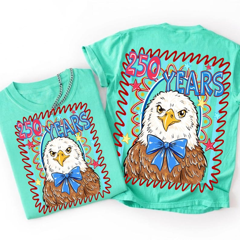 Striped Patriotic Eagle PNG Craft Ideas