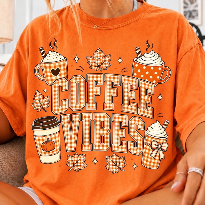 Custom Pumpkin Spice Latte Tumbler created with the Coffee Vibes PNG