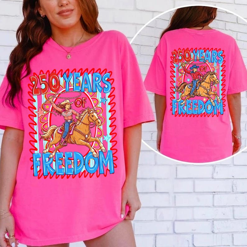 Cowgirl and Cowboy themed DTF download featuring full alphabet and numbers in a rustic 4th of July style.