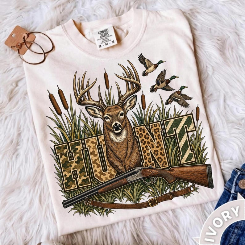 Duck Hunting design on a hoodie