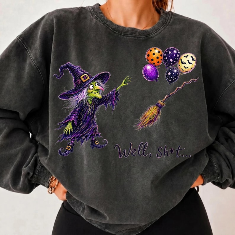 Retro Spooky Witchy Fall Design on a Mug