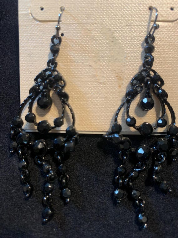 Vintage M. Haskell Marian Haskell Chandelier Blac… - image 3