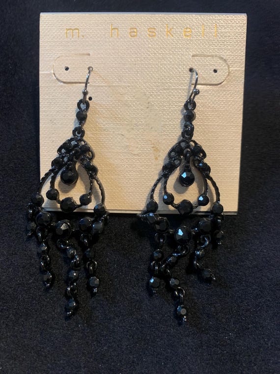 Vintage M. Haskell Marian Haskell Chandelier Blac… - image 2