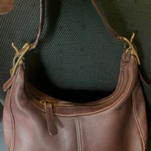 Vintage COACH LEGACY ZOE West Purse Crescent Hobo Shoulder Bag