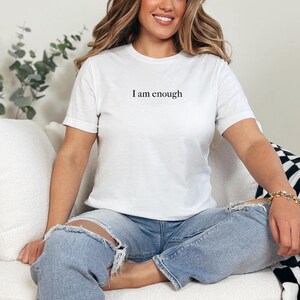 Inspirierendes T-Shirt, Motivations-T-Shirt, Kleidung mit positivem Zitat, Selbstliebe-Shirt, Unisex-Jersey-Top, Inspirationskleidung, cooles Geschenk