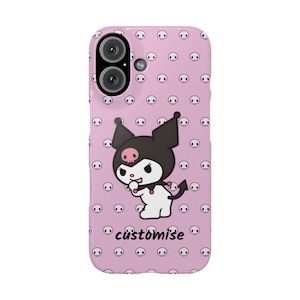 Cute Custom Phone Case, Unique Gift, Kawaii Style, Personalized Phone Cover