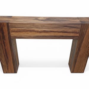 Narrow Console Table Rustic Wood, Farmhouse Entryway Table, Hallway Console Table, Reclaimed Wood Furniture zdjęcie 4