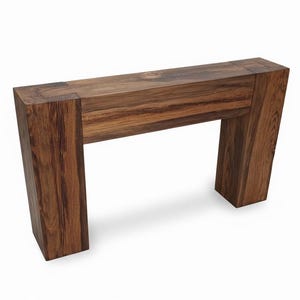 Rustieke consoletafel van hergebruikt hout | Handgemaakte haltafel | Vintage massief houten meubel