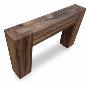 Narrow Console Table Rustic Wood, Farmhouse Entryway Table, Hallway Console Table, Reclaimed Wood Furniture zdjęcie 3