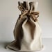 see more listings in the Natural Drawstring Bags section