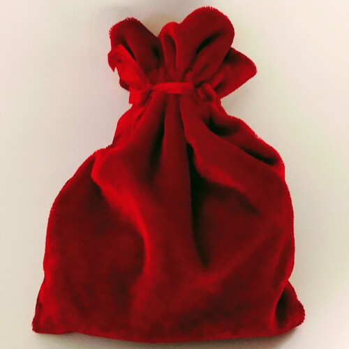 velvet drawstring