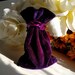 Velvet Drawstring Bag, 4x6, 6x9, 8x13, or 3x4 in., Royal Purple, thick plush velvet storage rosary jewelry dice gift wedding party favor bag