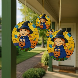 Halloween Ornaments | Cute Witch & Spooky Home Decor for Fall and Party