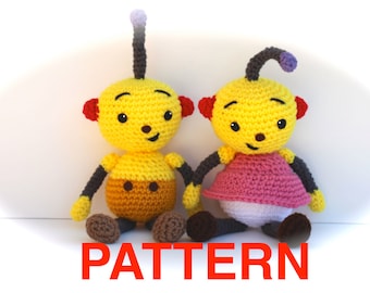 Rolie Polie Olie PATTERN PDF - Crocheted Doll - Rollie Pollie Ollie Show