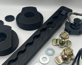 Modular Sim Racing Wheel Mount and Headphone Holder for Simucube Wheels