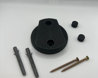 Wall QR2 Wheel Mount | 3D Printed CF-PLA Sim Rig Accessory
