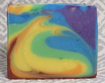 Rainbow Cold Process Soap