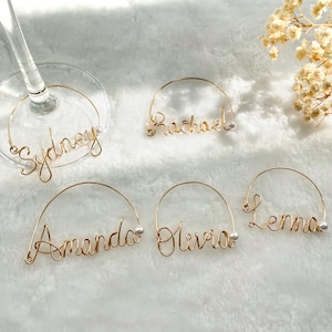 Personalized Wine Charm, Custom Name Gift, Bachelorette Party Favors, Girls Night Favor, Wine Theme Gift
