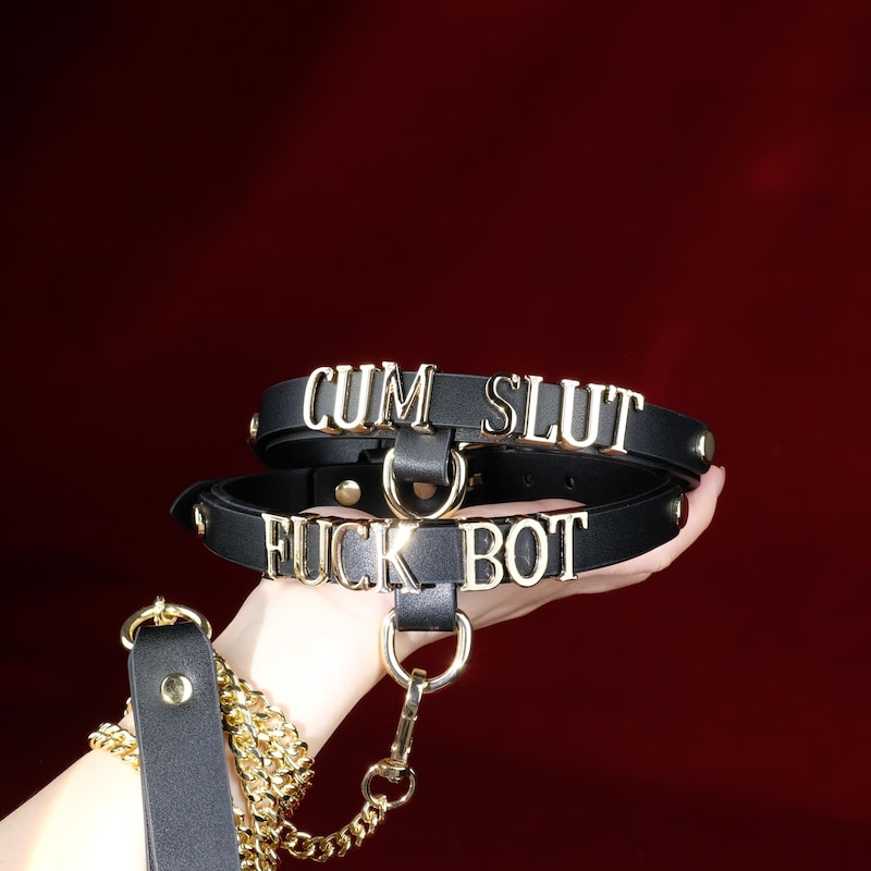 Personalised bondage collar - Etsy Italia