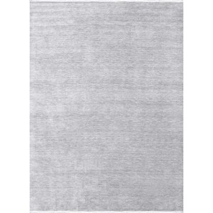 May include: A rectangular, light gray rug with a textured surface. The rug has a subtle, horizontal pattern and a soft, neutral color palette, suitable for various interior design styles. The rug's edges are finished with a thin, white border.