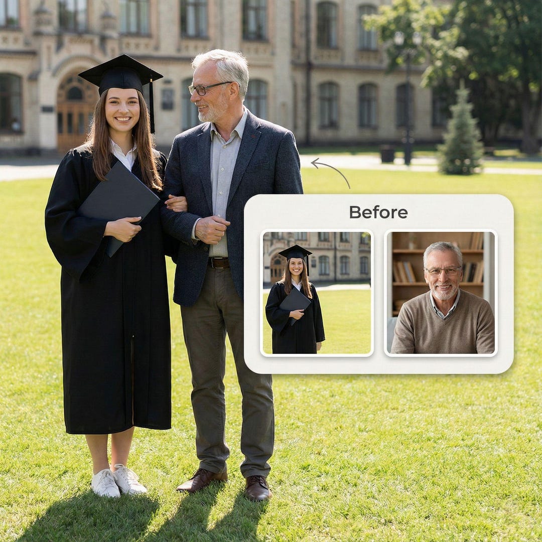 Graduation Photo Editing | Add Person to Photo | Photo Merge and ...