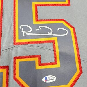 Patrick Mahomes signerad Kansas City Chiefs #15 tröja Beckett COA autentiska NFL-minnesmärken bild 2