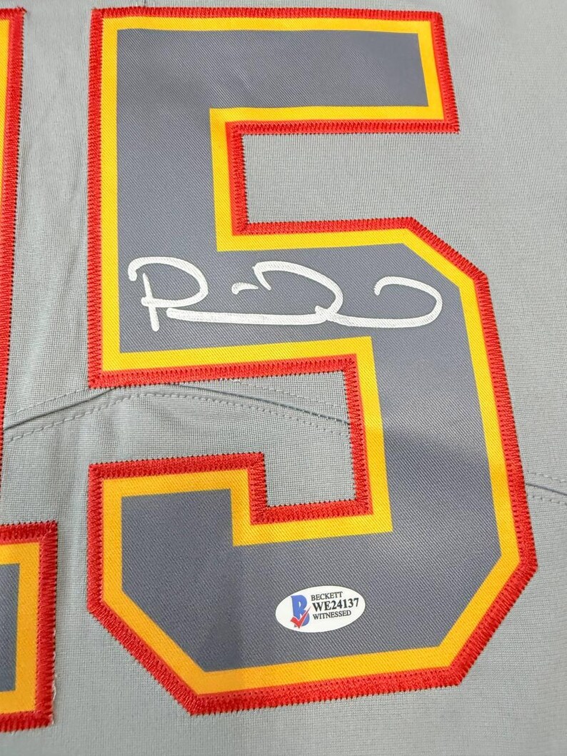 Patrick Mahomes signerad Kansas City Chiefs #15 tröja Beckett COA autentiska NFL-minnesmärken bild 2