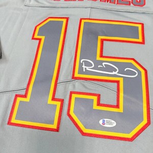 Patrick Mahomes signerad Kansas City Chiefs #15 tröja Beckett COA autentiska NFL-minnesmärken bild 3