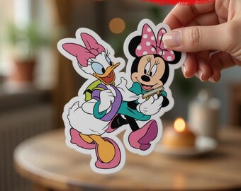Happy Last Day of School Sticker, Besties School Vacation, Teacher Summer Break Vinyl Sticker, Minnie Daisy Inspired School Car Magnet