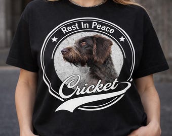 Good Dog Cricket RIP T-Shirt, Pet Memorial Shirt, Dog Loss Remembrance Tee, Forever in My Heart Dog Shirt, Cricket Dog Tribute Graphic Tee