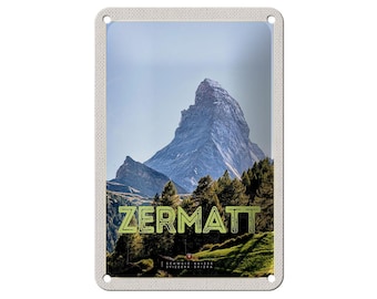 FEMER sign "Travel - Zermatt View Outlook Holiday Resort" in wood or sheet metal in various sizes
