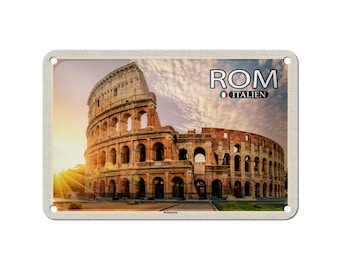 FEMER sign "Travel - Rome Italy Colosseum" in wood or tin in various sizes