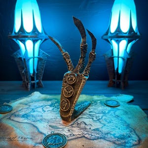 Elder Golden Dragon Claw, skyrim game, the elder scrolls, figurine, decor, cosplay. tes