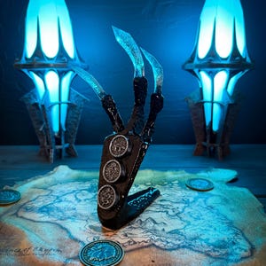 Elder Glass Dragon Claw, skyrim game, the elder scrolls, figurine, decor, cosplay. tes