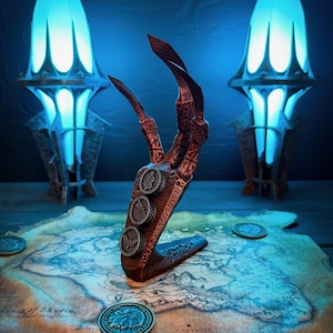 Elder Coral Dragon Claw, skyrim game, the elder scrolls, figurine, decor, cosplay. tes