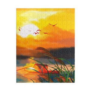 Sunset Serenity Puzzle - 110, 252, 520, 1014-piece, Nature Puzzle, Jigsaw for Relaxation, Gifts for Puzzle Lovers, Family [...]