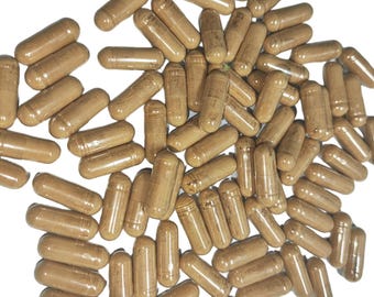 Cápsulas de jengibre en polvo seco antiguo