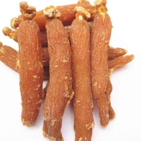 Whole 6 Years Old Dried Organic Red Panax Ginseng Root