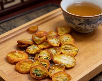 Getrockneter Kumquat Früchtetee, handgemachter Zitrus Tisane