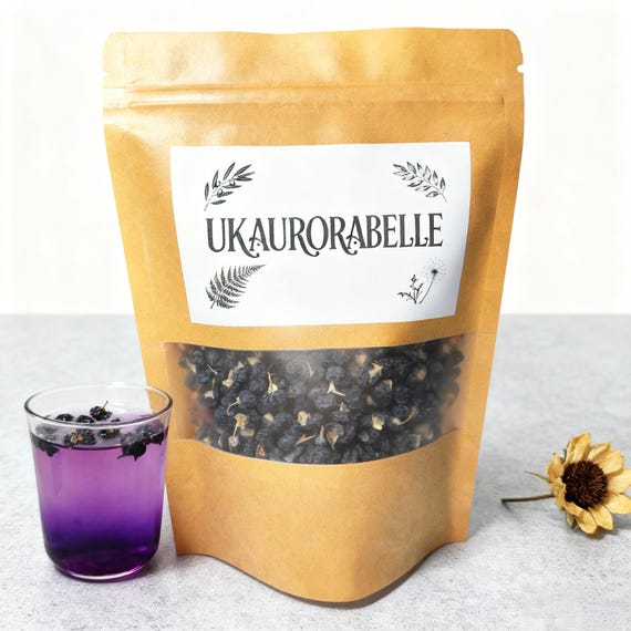 Organic Big Black Goji Berry Black Wolfberry, Naturally Rich in Antioxidants, Brewing & Tea