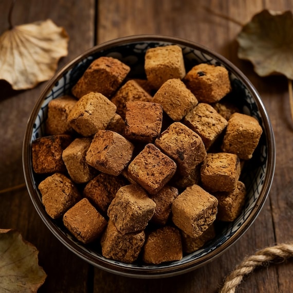 Traditional Shen Qu (Medicinal Herbal Cake) | Fermented Herbal Blend | For Display, Study & Craft