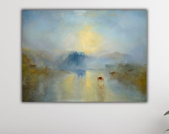J.M.W.ターナーの版画「陰影と闇、大洪水の夕べ」 - Etsy 日本